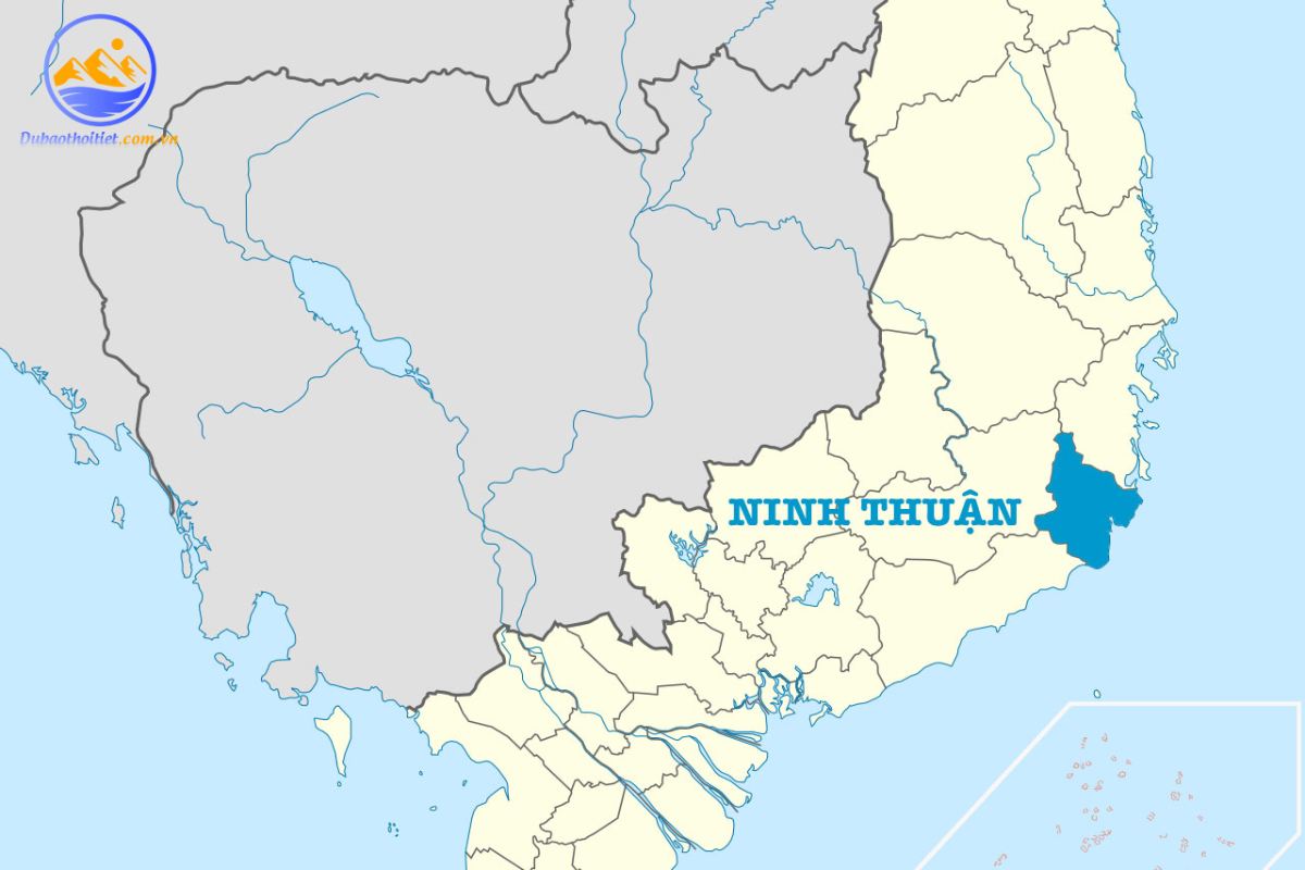 Vị trí địa lý ảnh hưởng đặc điểm khí hậu Ninh Thuận